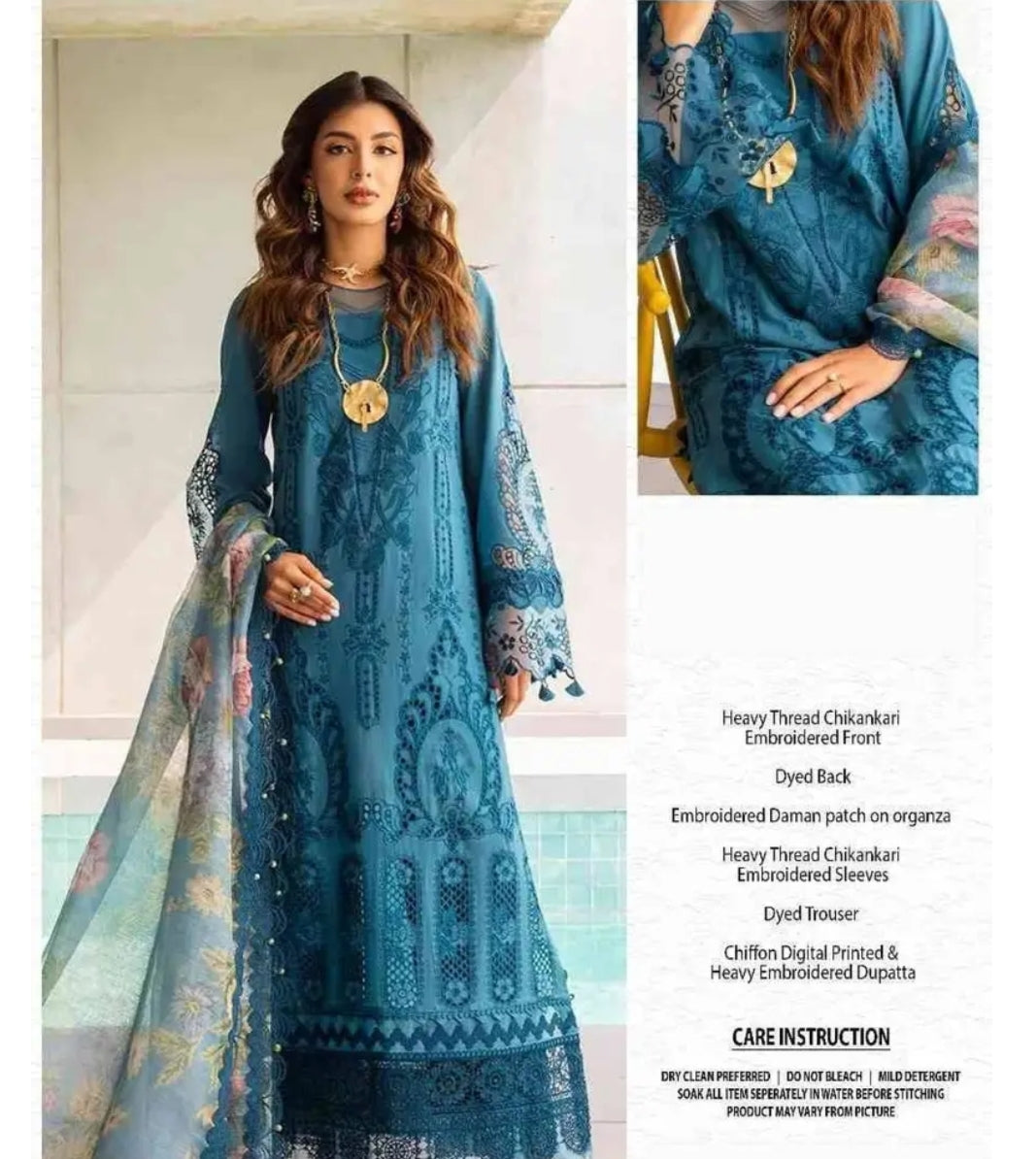 SAIRA RIZWAN BLUE