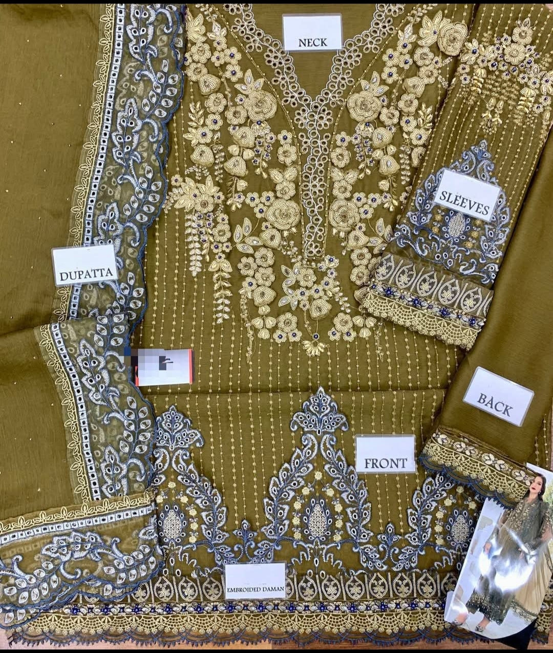 Embroidery work