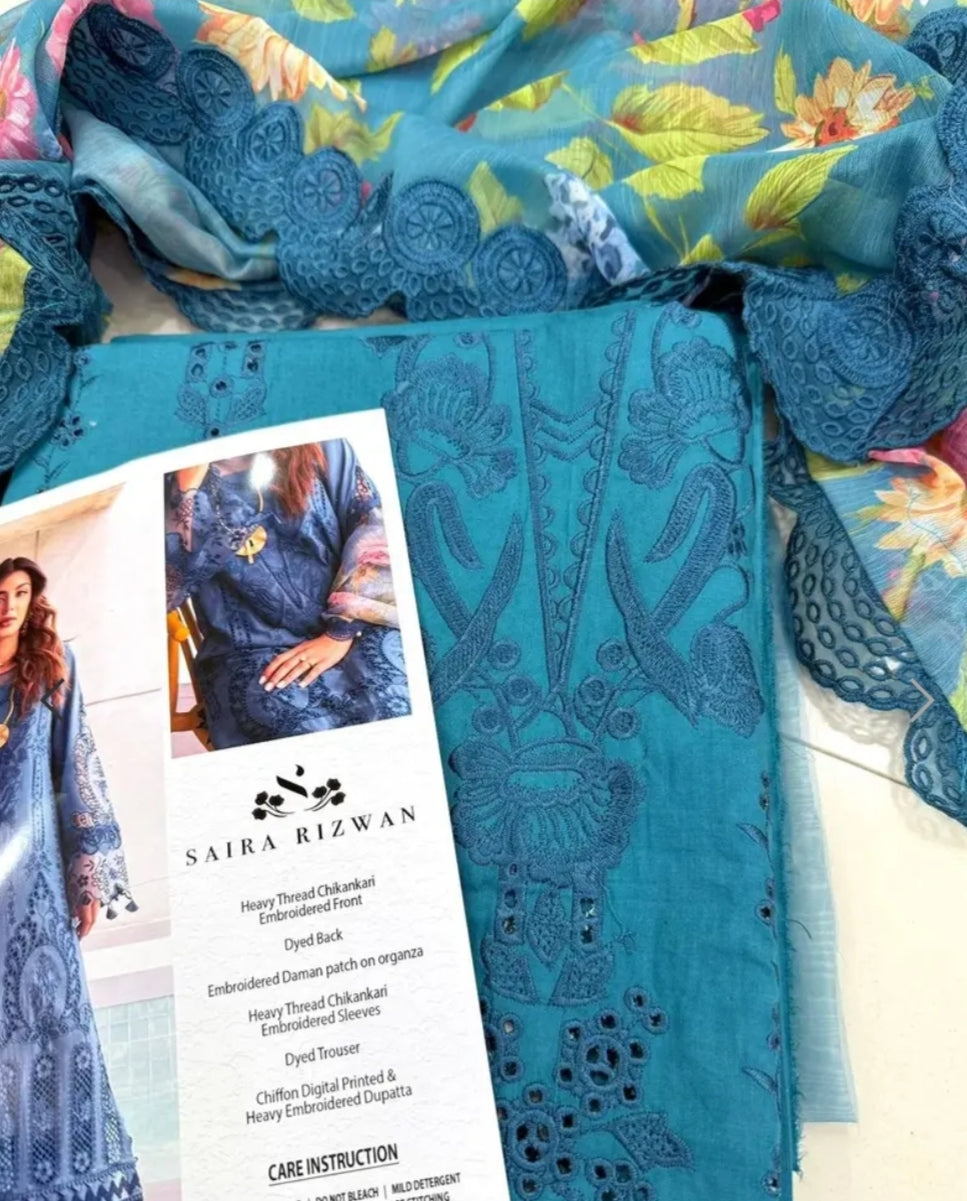 SAIRA RIZWAN BLUE