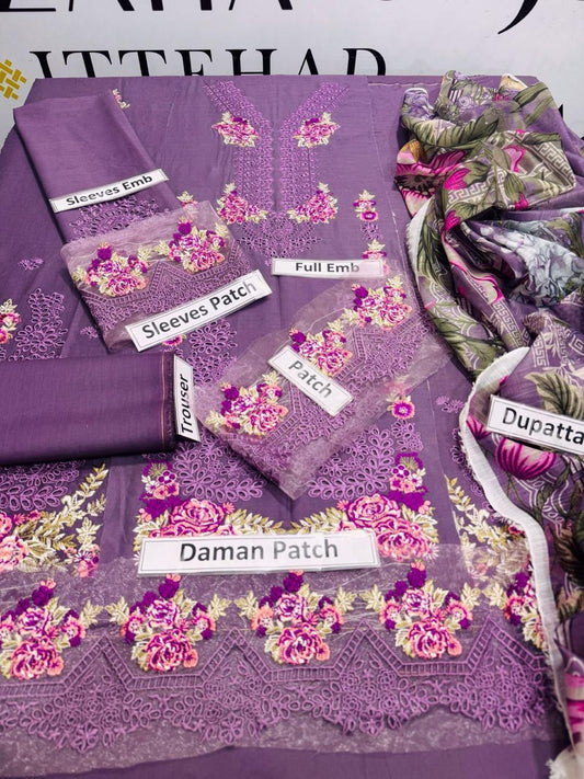 Lawn embroidered collection